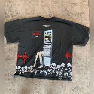 Civil Regime x Death Note Misa Amane Side By Side Tee Shirt Men’s XL NWOT